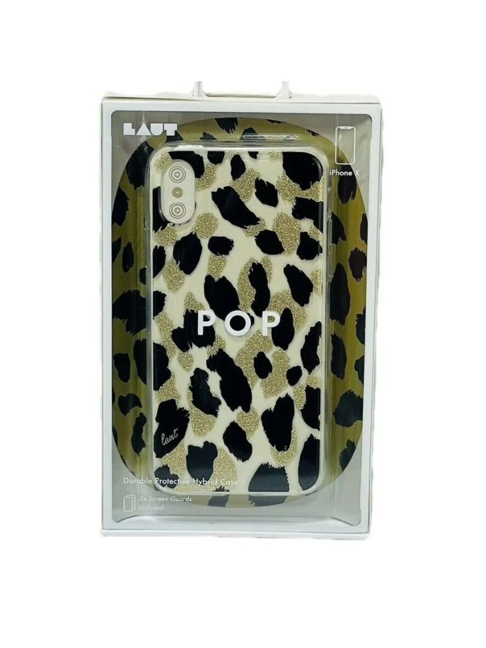 Laut Pop Durable Protective Hybrid Case For iPhone With 2x Screen Guards